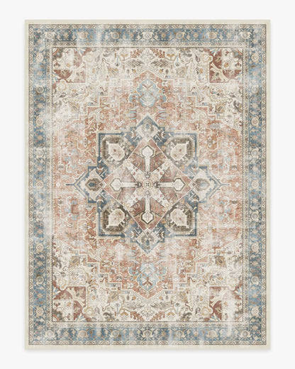 Kamran Coral Flatwoven Rug