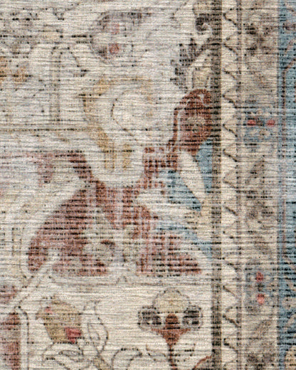 Kamran Coral Flatwoven Rug
