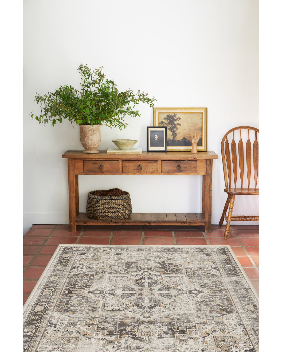 Kamran Hazel Flatwoven Rug