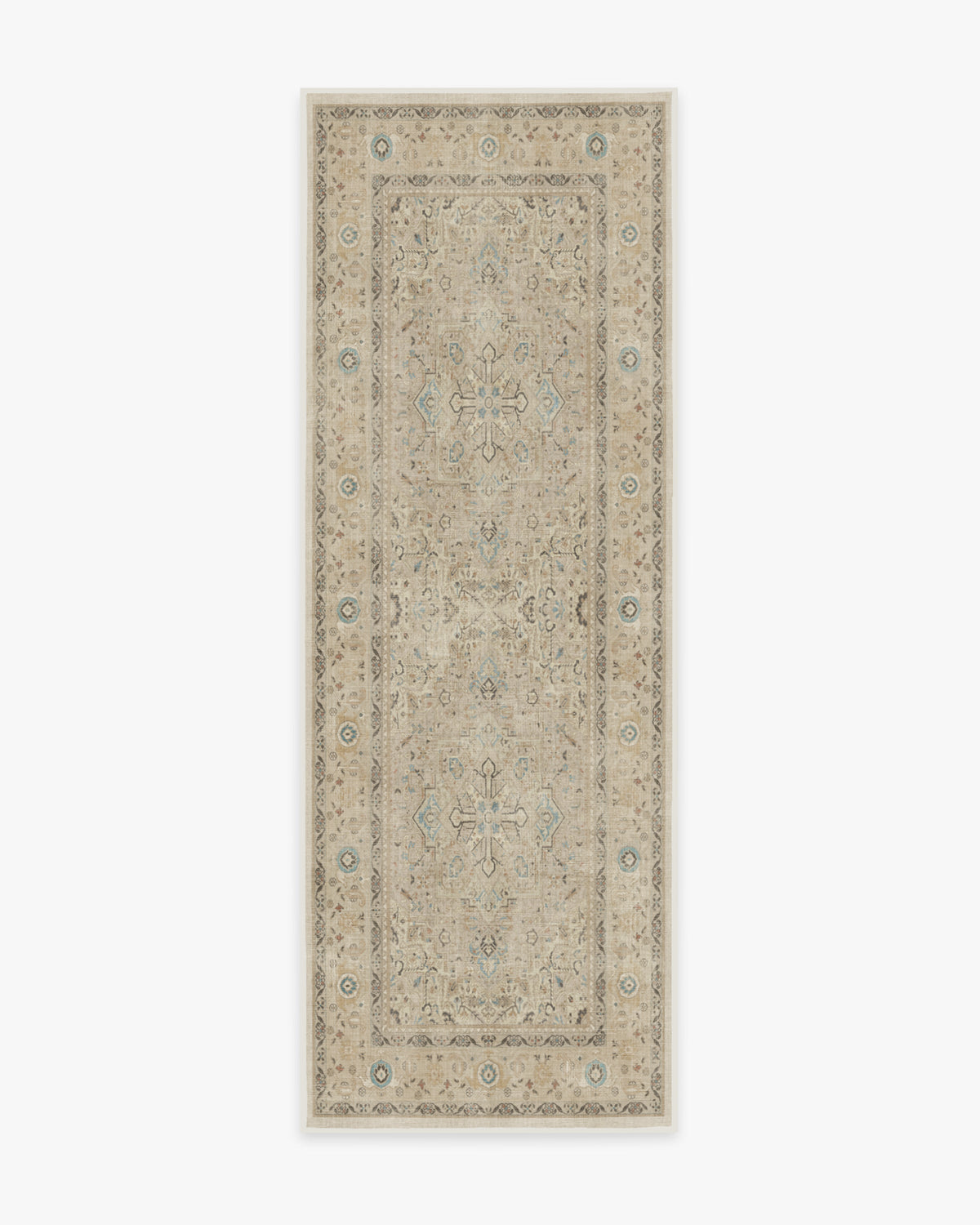 Kamran Ivory Opal Flatwoven Rug
