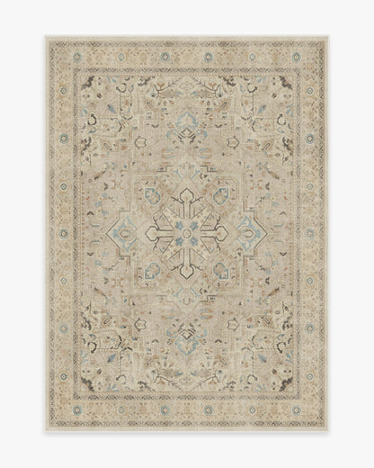Kamran Ivory Opal Flatwoven Rug