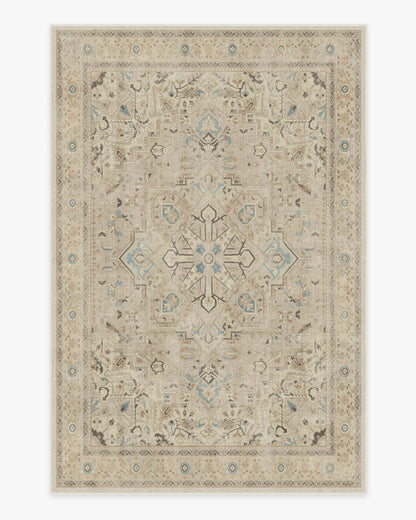 Kamran Ivory Opal Flatwoven Rug