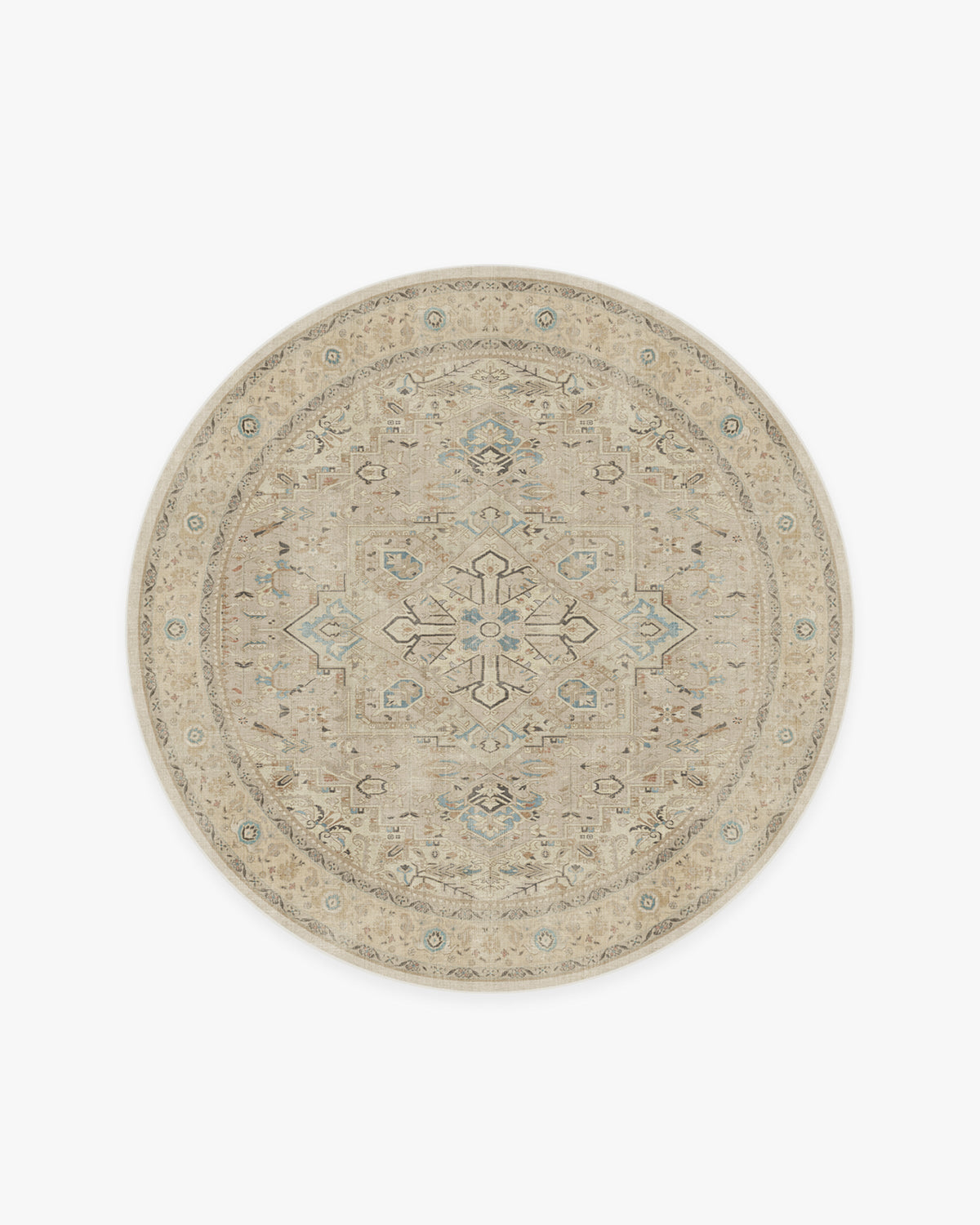 Kamran Ivory Opal Flatwoven Rug
