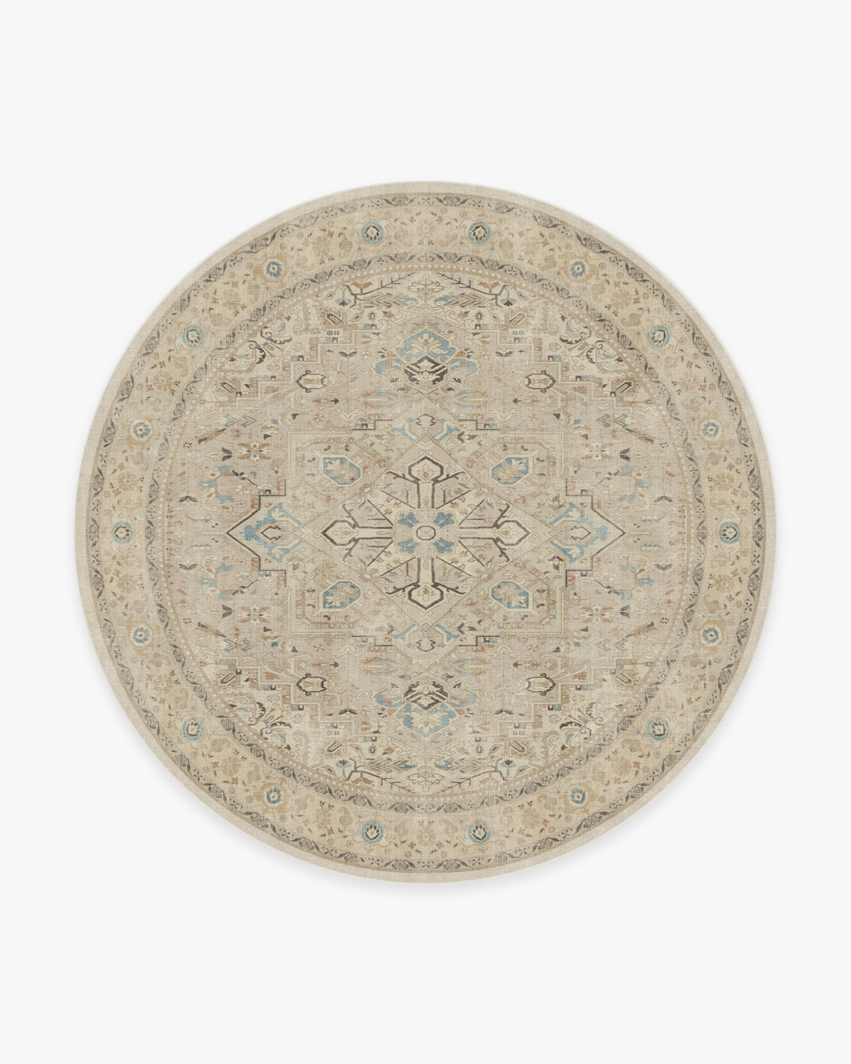 Kamran Ivory Opal Flatwoven Rug