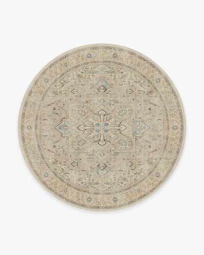 Kamran Ivory Opal Flatwoven Rug