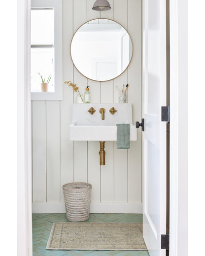 Kamran Ivory Opal Flatwoven Rug