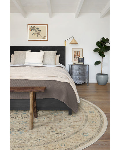 Kamran Ivory Opal Flatwoven Rug
