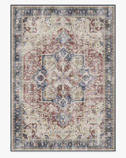 Kamran Royal Blue Flatwoven Rug