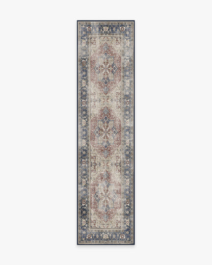 Kamran Royal Blue Flatwoven Rug