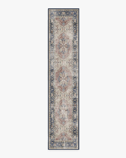Kamran Royal Blue Flatwoven Rug