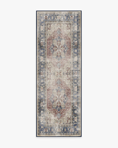 Kamran Royal Blue Flatwoven Rug
