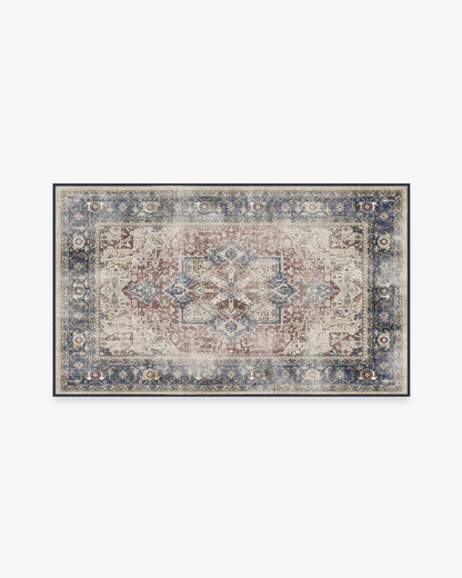 Kamran Royal Blue Flatwoven Rug