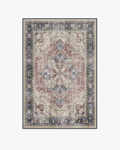 Kamran Royal Blue Flatwoven Rug