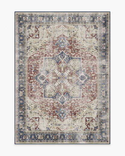 Kamran Royal Blue Flatwoven Rug