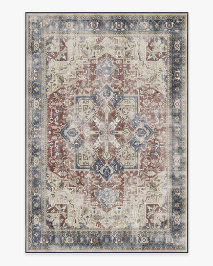 Kamran Royal Blue Flatwoven Rug