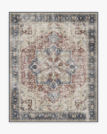 Kamran Royal Blue Flatwoven Rug