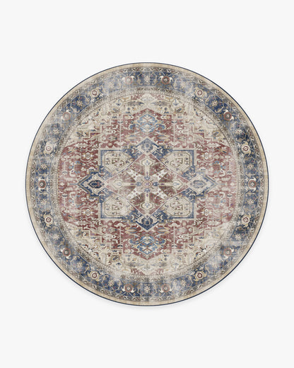 Kamran Royal Blue Flatwoven Rug