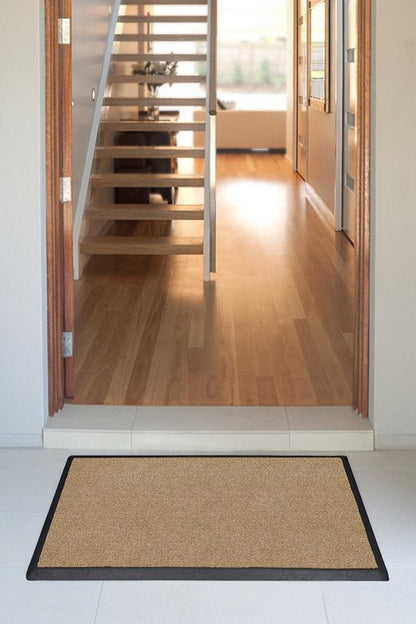 Looped Solid Light Coir Doormat