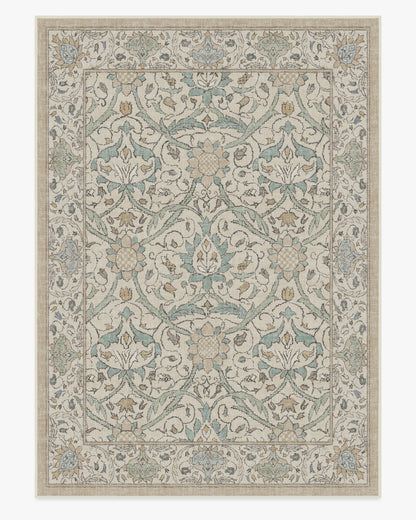 Montreal Natural Jade Flatwoven Rug by Morris & Co.