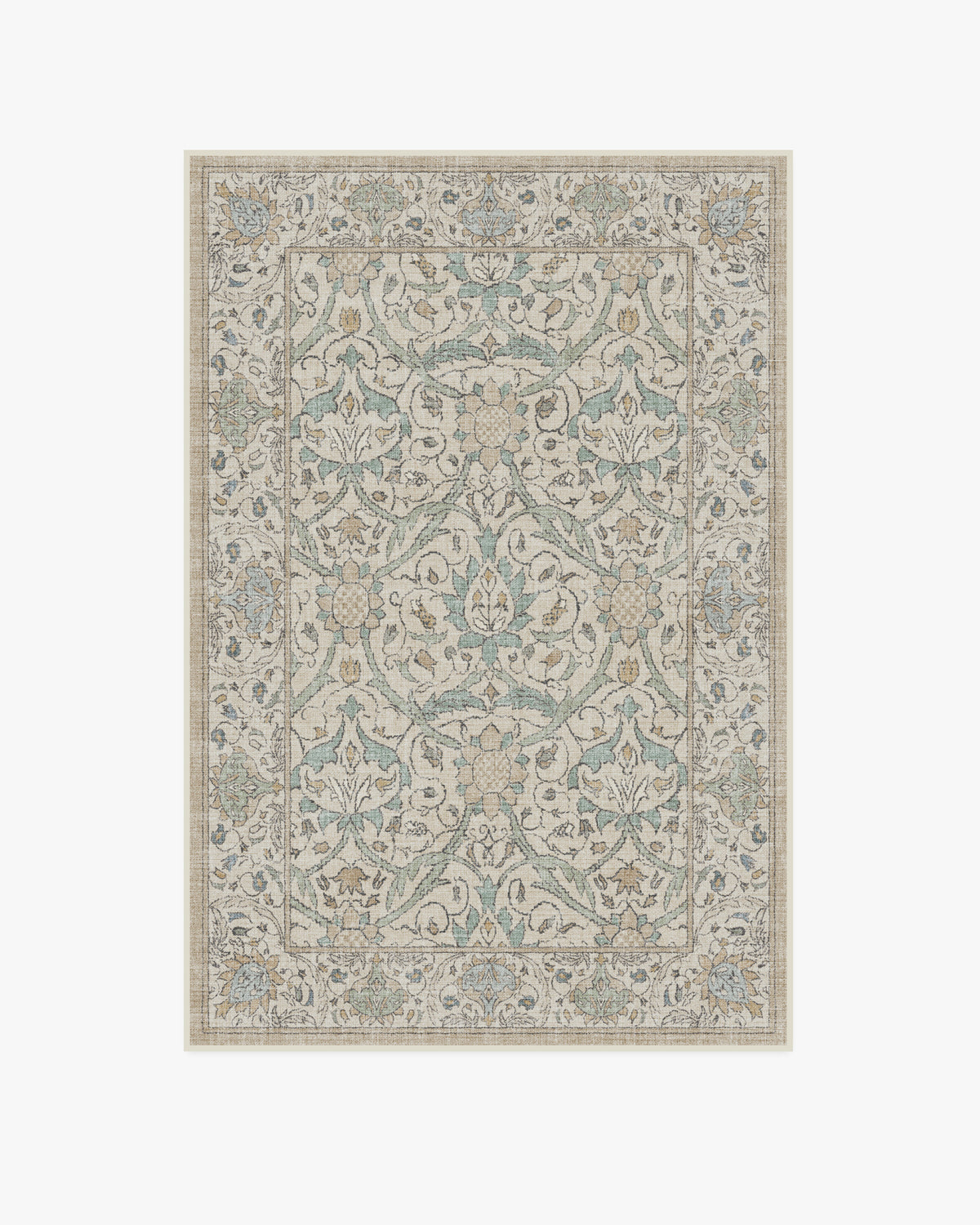 Montreal Natural Jade Flatwoven Rug by Morris & Co.