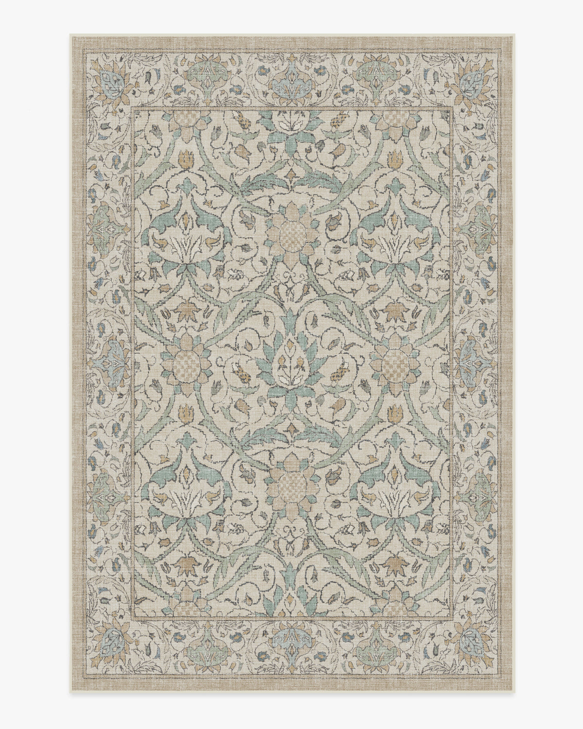 Montreal Natural Jade Flatwoven Rug by Morris & Co.