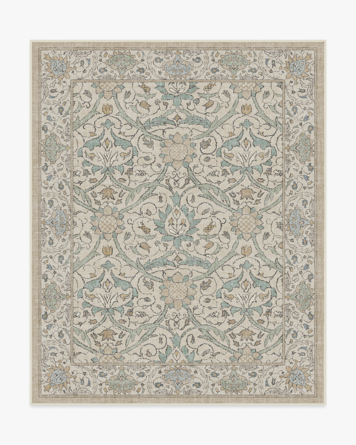 Montreal Natural Jade Flatwoven Rug by Morris & Co.