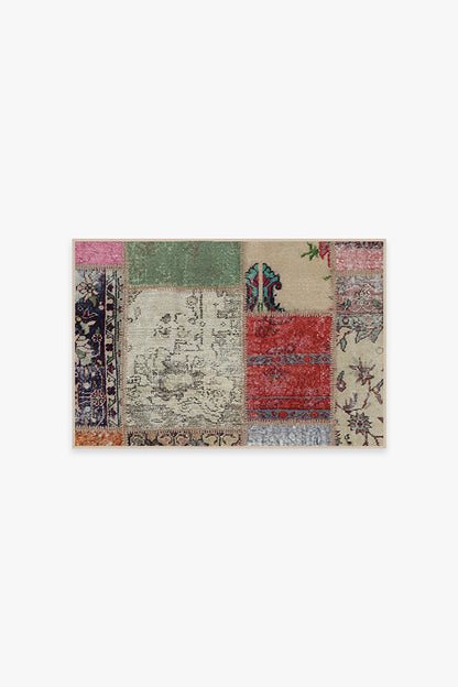 Patchwork Boho Flatwoven Rug