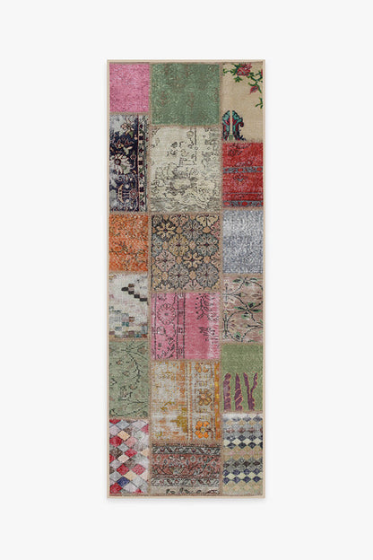 Patchwork Boho Flatwoven Rug