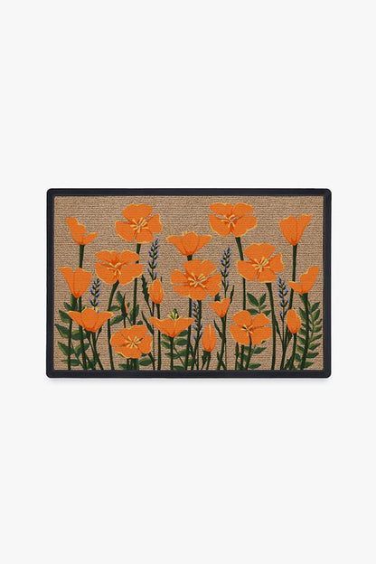 Poppy Fields Doormat