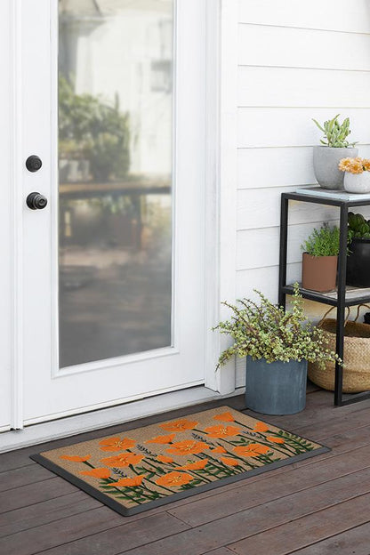 Poppy Fields Doormat