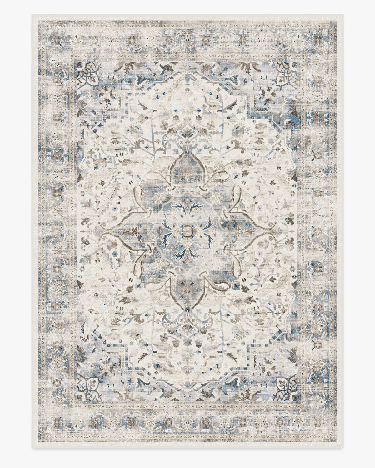 Sarrah Blue Quartz Flatwoven Rug