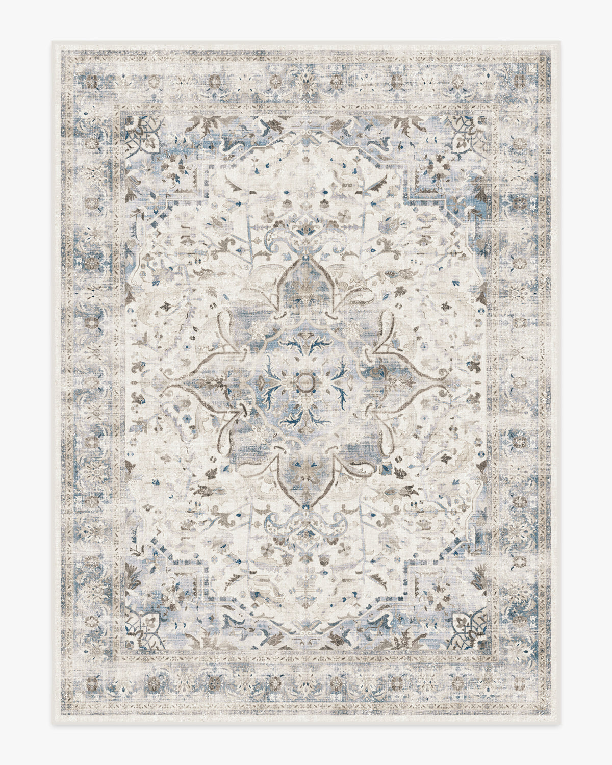 Sarrah Blue Quartz Flatwoven Rug