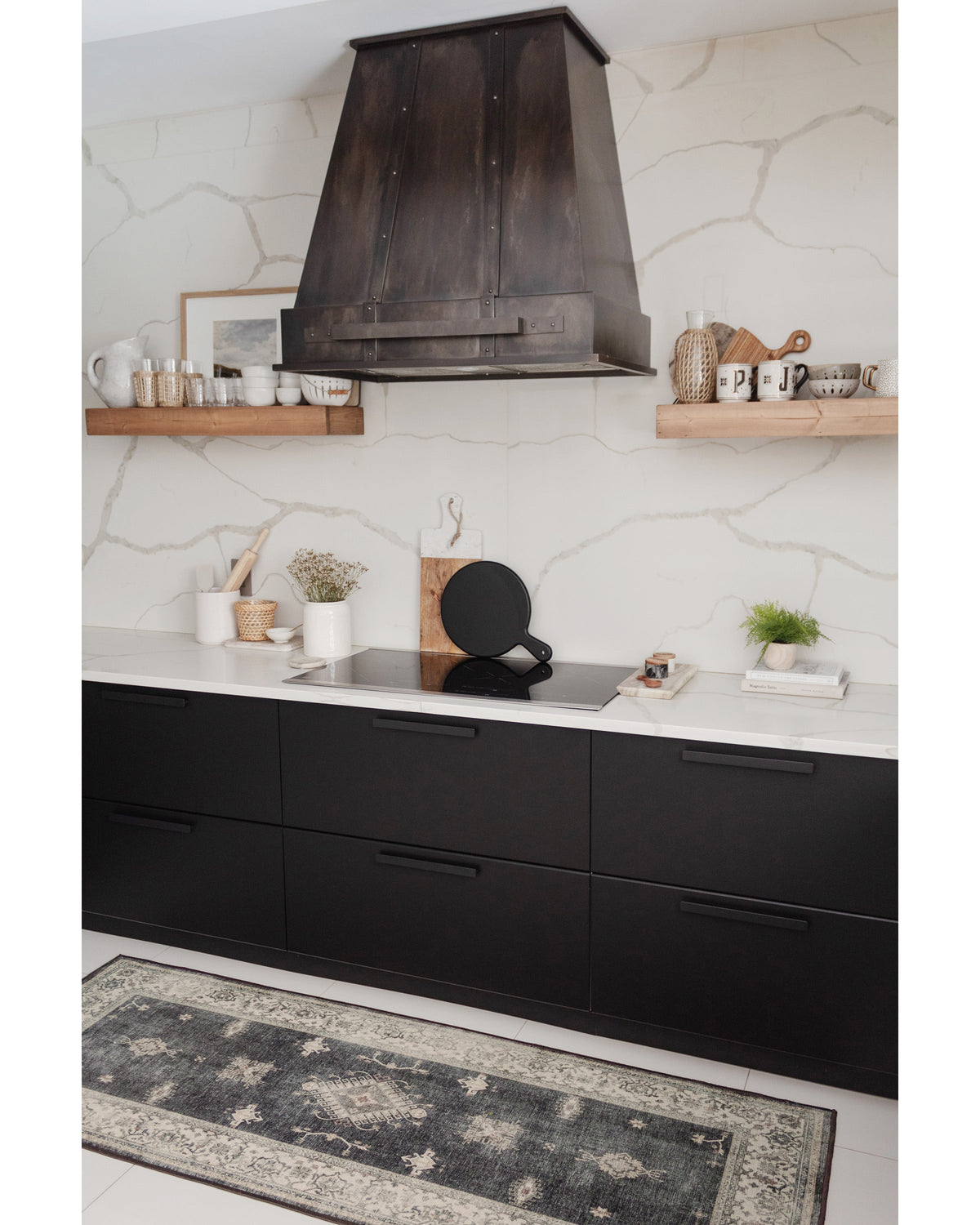 Verena Dark Wood Flatwoven Rug