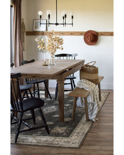 Verena Dark Wood Flatwoven Rug