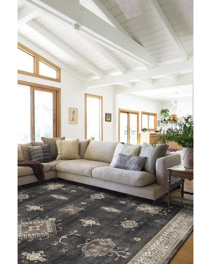 Verena Dark Wood Flatwoven Rug