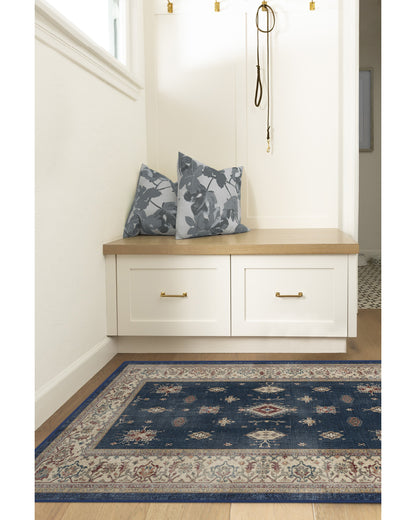 Verena Sapphire Flatwoven Rug