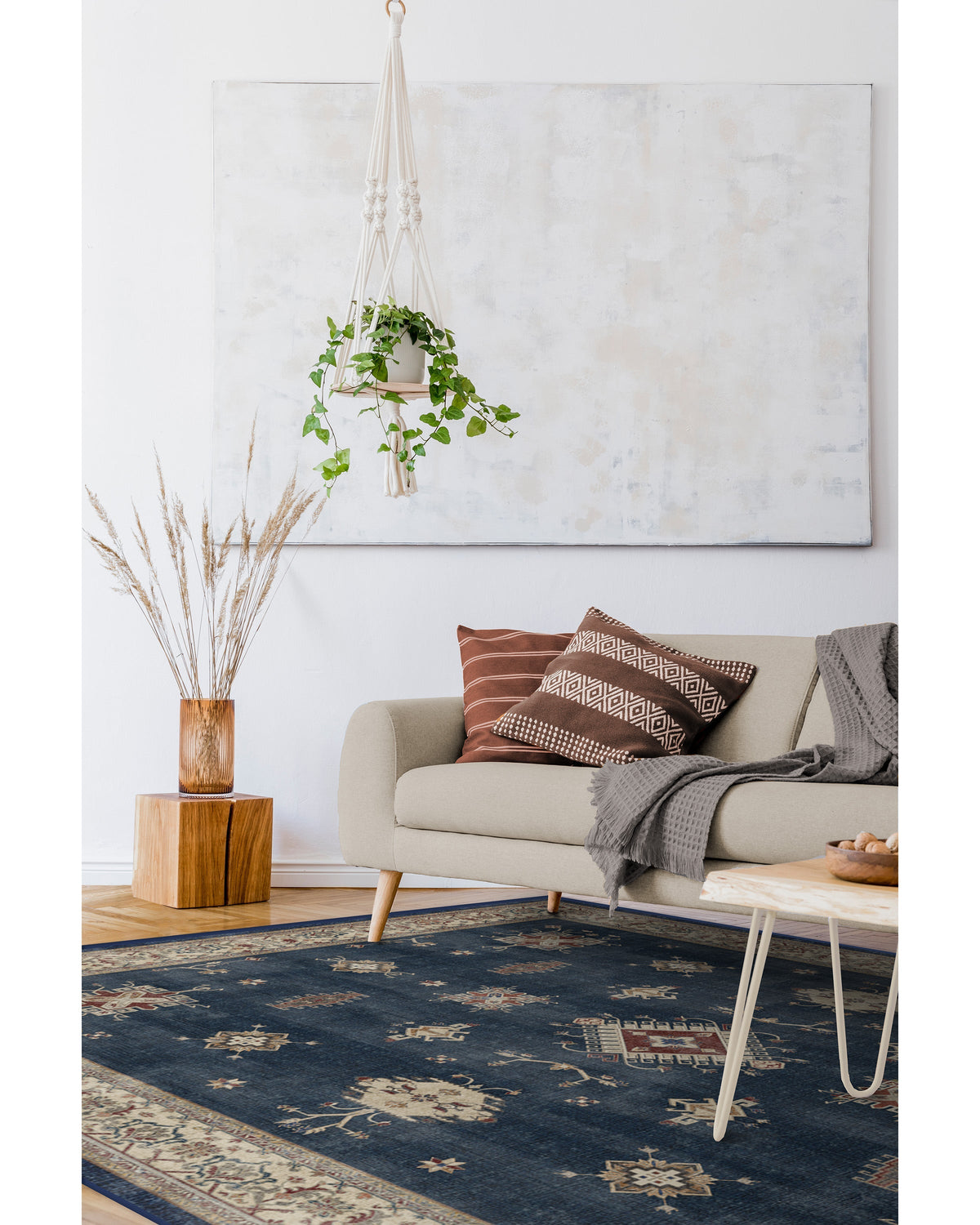 Verena Sapphire Flatwoven Rug