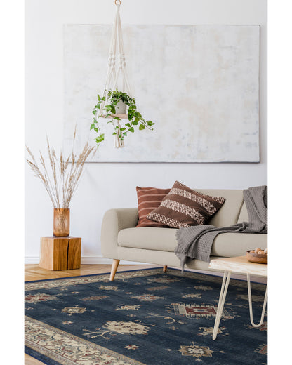 Verena Sapphire Flatwoven Rug