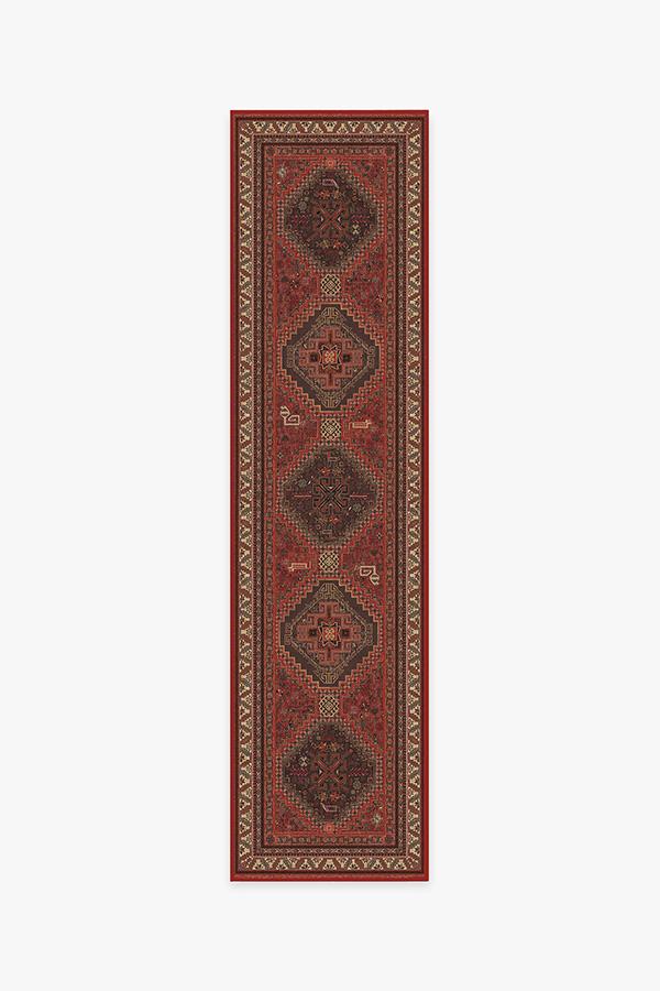 Zareen Scarlet Red Flatwoven Rug
