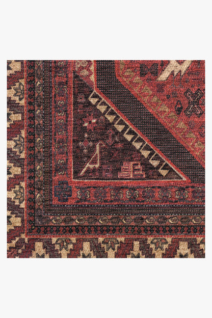Zareen Scarlet Red Flatwoven Rug